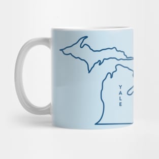 Yale MI Love (Navy) Mug